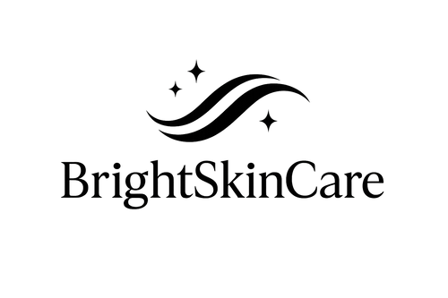 Logo blanc noir luxe ‘BrightSkinCare’